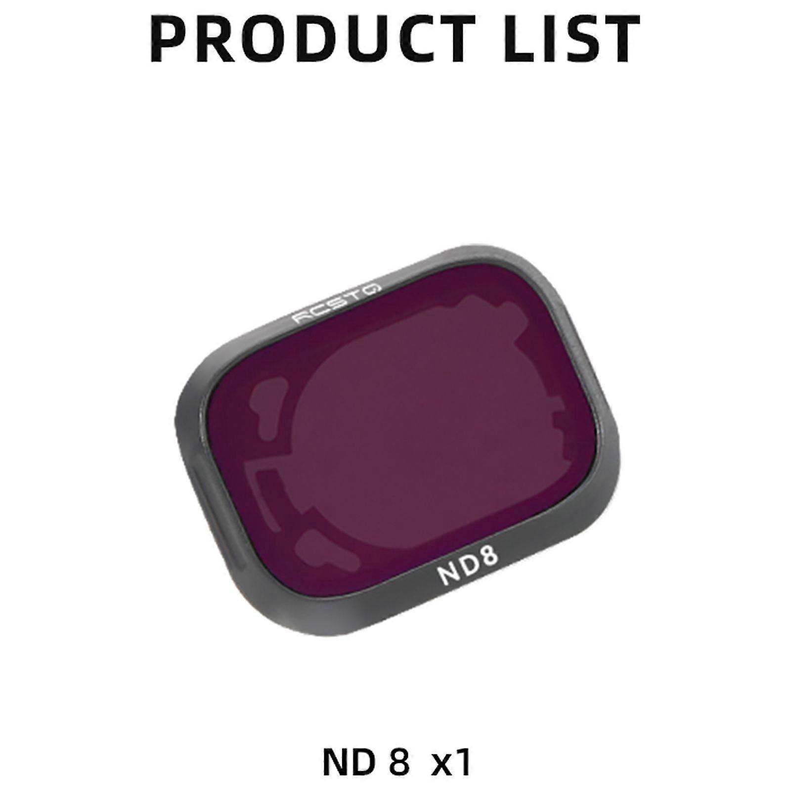 Lens Filter for DJI Mini 3 Pro, Multi Nano Coating ND8/16/32/64/128 + Adjustable PL, Aluminum Frame