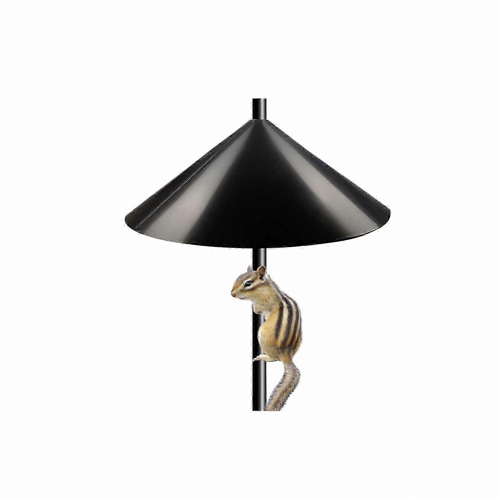 19" Wide Squirrel Baffle for Bird Feeder Poles, Outdoor Mount Guard to Protect Bird Houses and Feeders from Squirrels