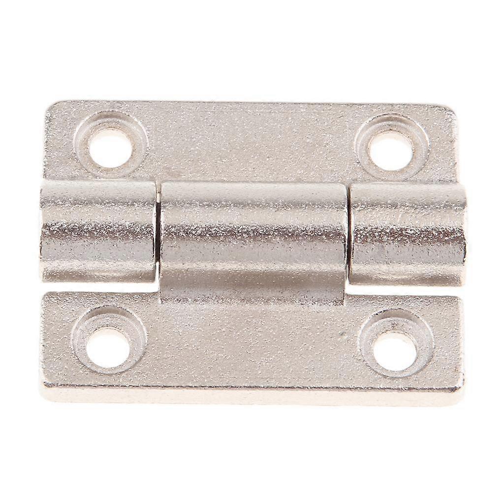 45x34mm 4 Countersunk Holes Adjustable Torque Position Control Hinge Silver
