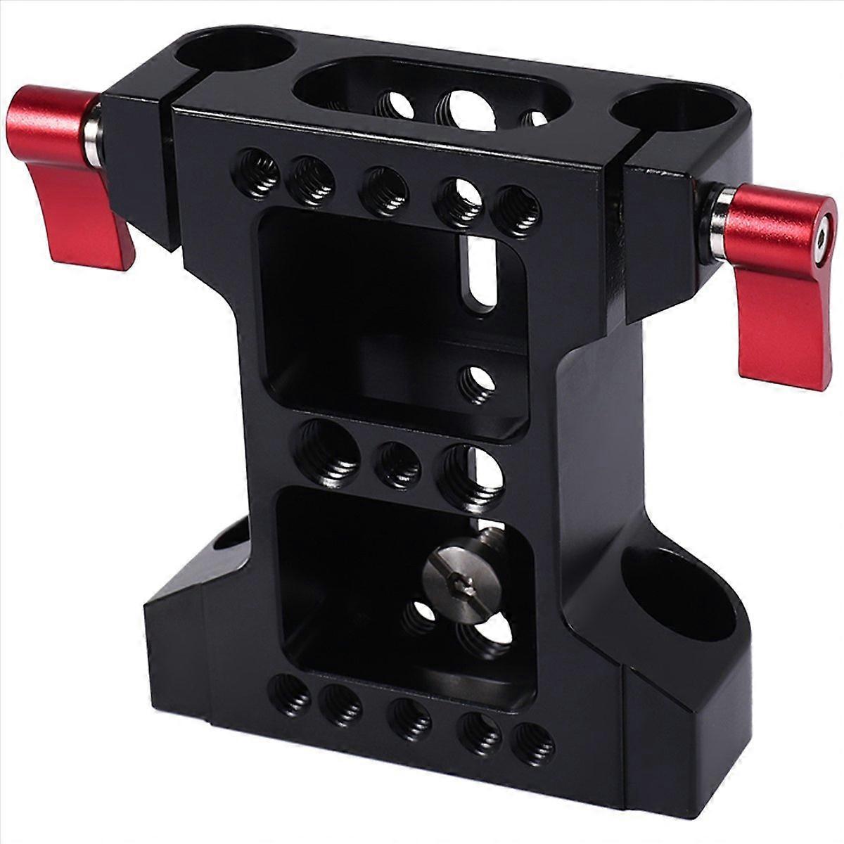 Multifunction Camera Base Plate with Rod Rail Clamp for Dslr Camera