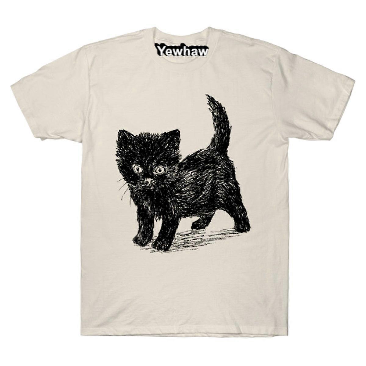 Black cat T-shirt
