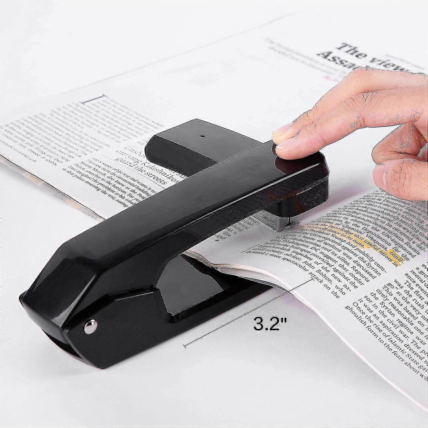 Swing-arm Swivel Stapler, 25 Sheet Capacity, 360 Degree Rotate Desktop Staplers For Booklet Or Book Binding-Good
