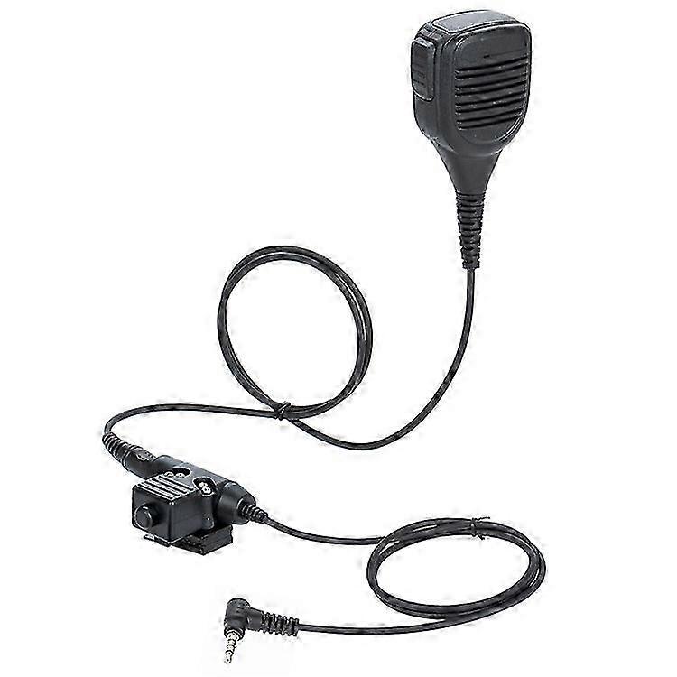 Premium Radio Adapter Speaker Microphone for Yaesu Vertex VX Radios with U94 PTT - 7.1mm Compatibility