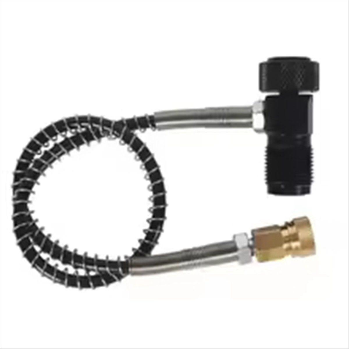 Air Tank Filling Adapter G5/8 Threaded Fast Inflatable 6.8L Diving Gas Respirator Bottle Large to S