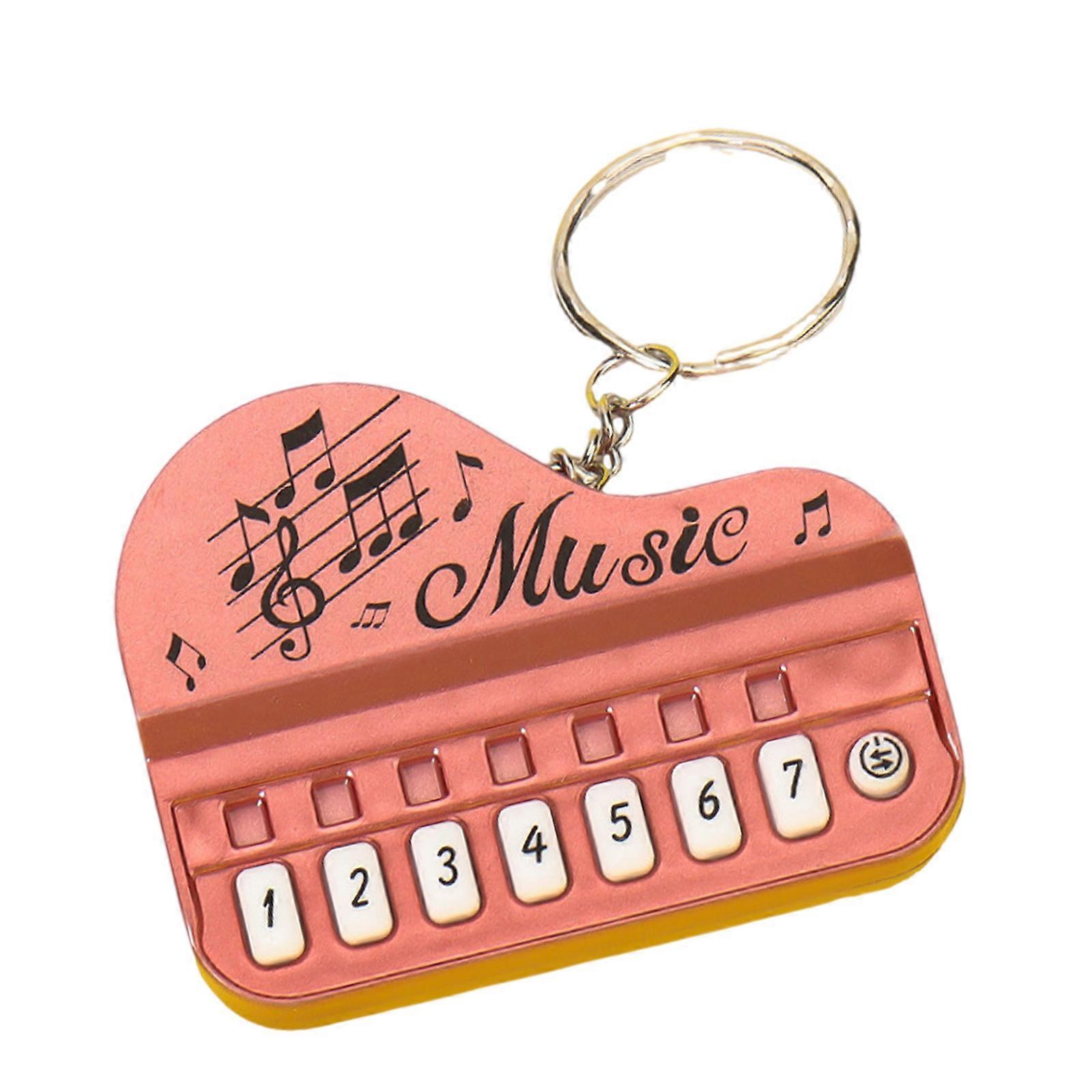 מסוגנן פסנתר תליון מפתח מחזיק עם מוזיקה עיצובים פופולרי מחזיק מפתחות תיק קסם לאופנה התאמה אישית אביזרים אקראי