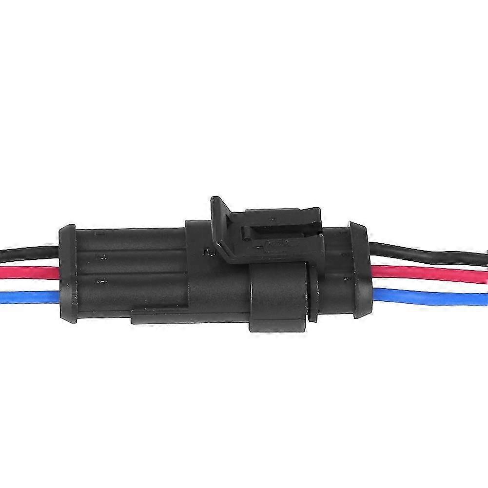 3 Pin Waterproof Car Wire Connector Plug - Automotive Electrical Connection