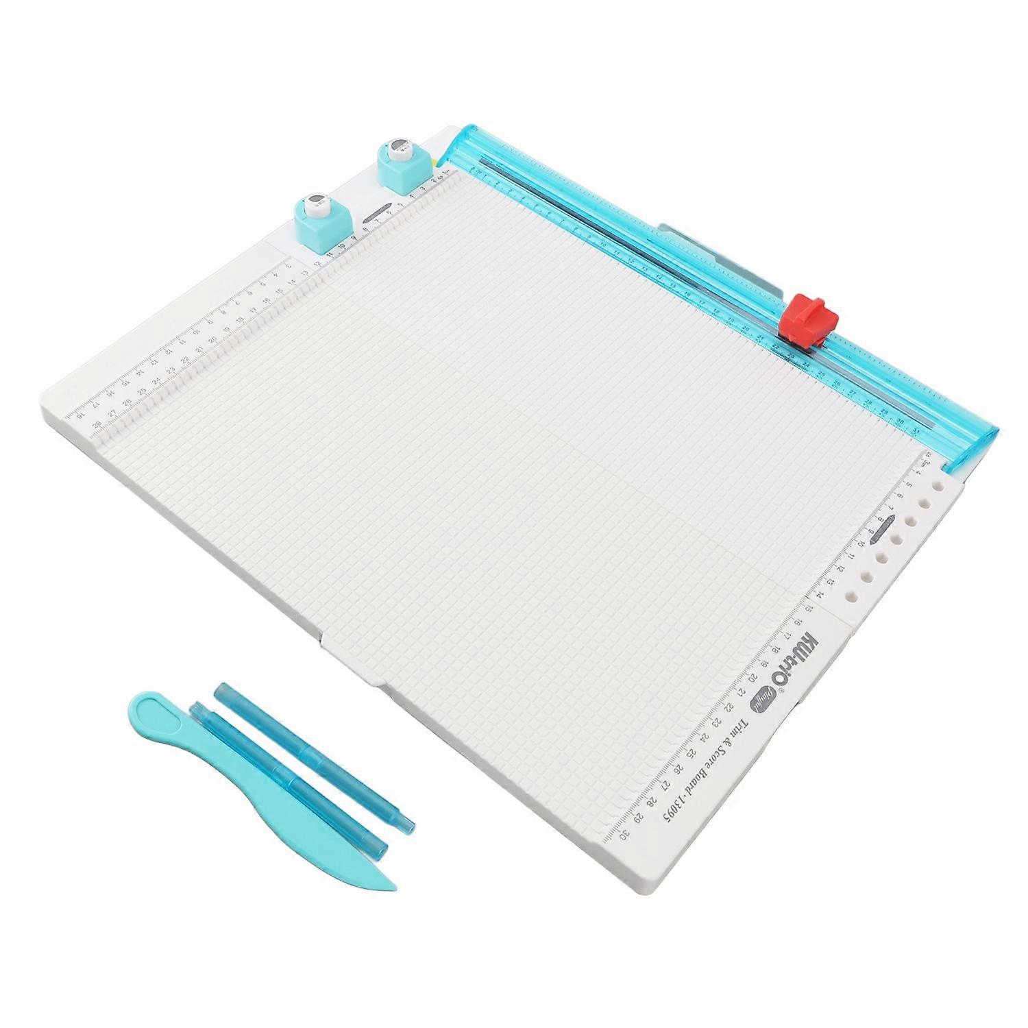 Paper Trimmer Scoring Board Craft Paper Cutter Folding Scorer 7 in 1 Multifunctional Scoring Paper B