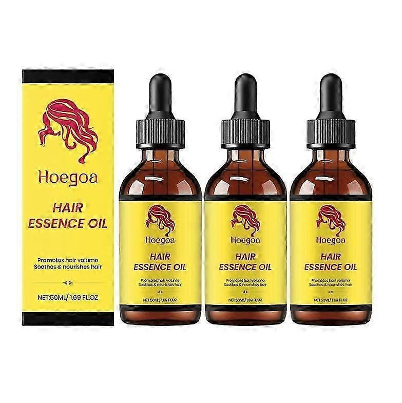 1/2/3/4/5x Natürliches Haaressenzöl, fördert das Wachstum, beruhigt und pflegt die Kopfhaut, bei kraus und geschädigt, geeignet für Männer und Frauen