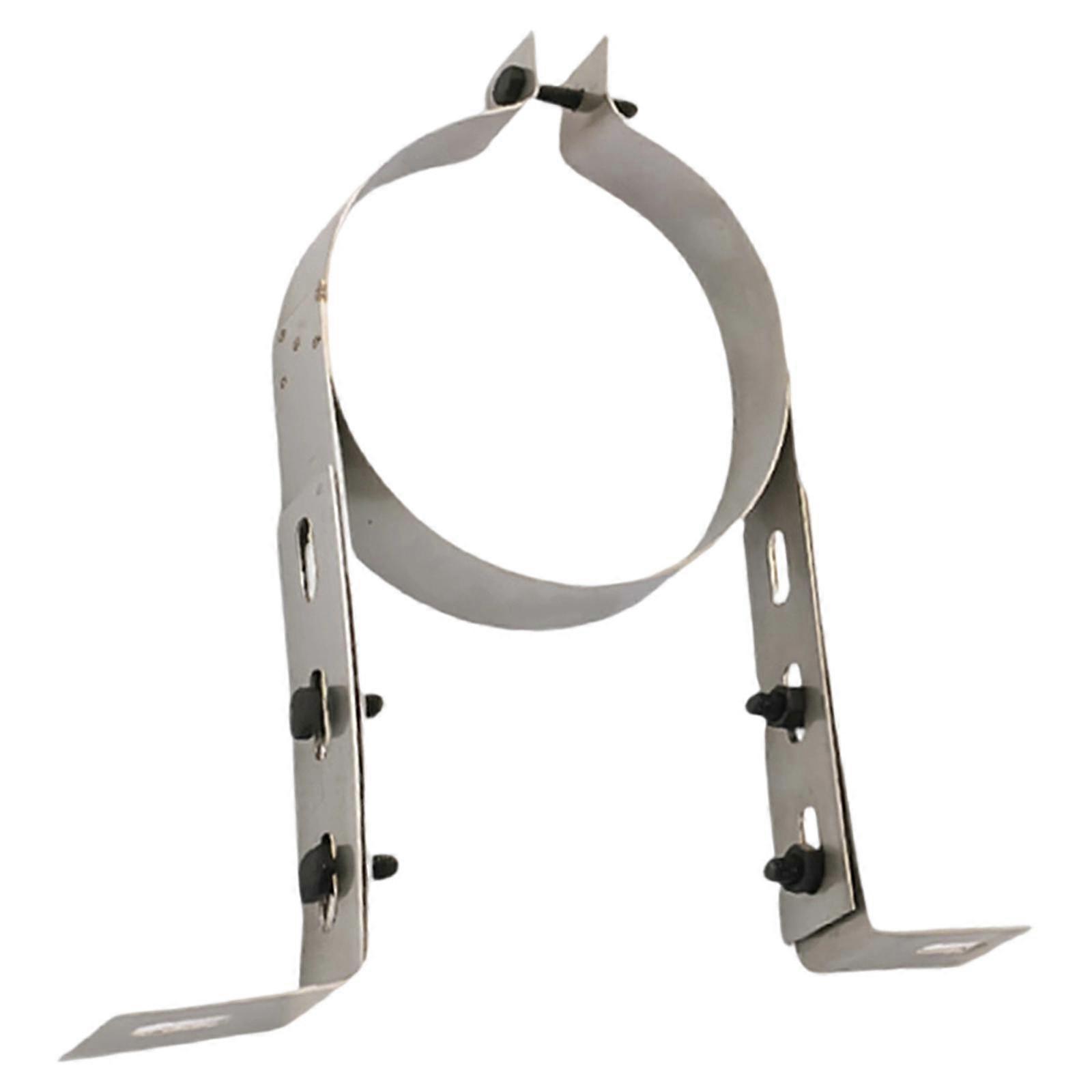 Vent Wall Strap Chimney Pipe Bracket Adjustable Easy to Install Sturdy Stainless