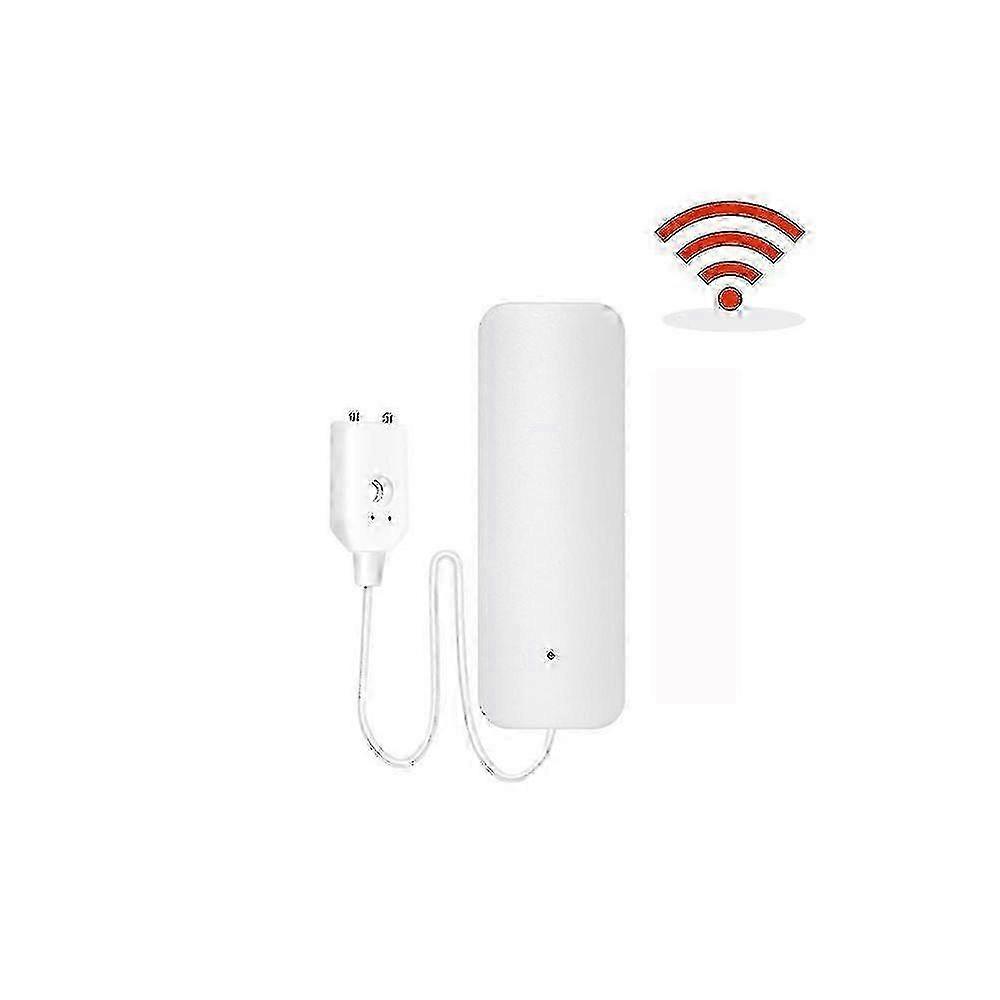 HJyang Home Alarm Water Leakage Alarm Independent Wifi Water Leak Sensor Detector Flood Alert Overflow Security Alarm System WBY