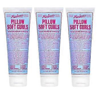 3X Cujmh Soft Curl Lotion 250ml Haarstyling Feuchtigkeitsspendende Locken definierende Creme für Frauen
