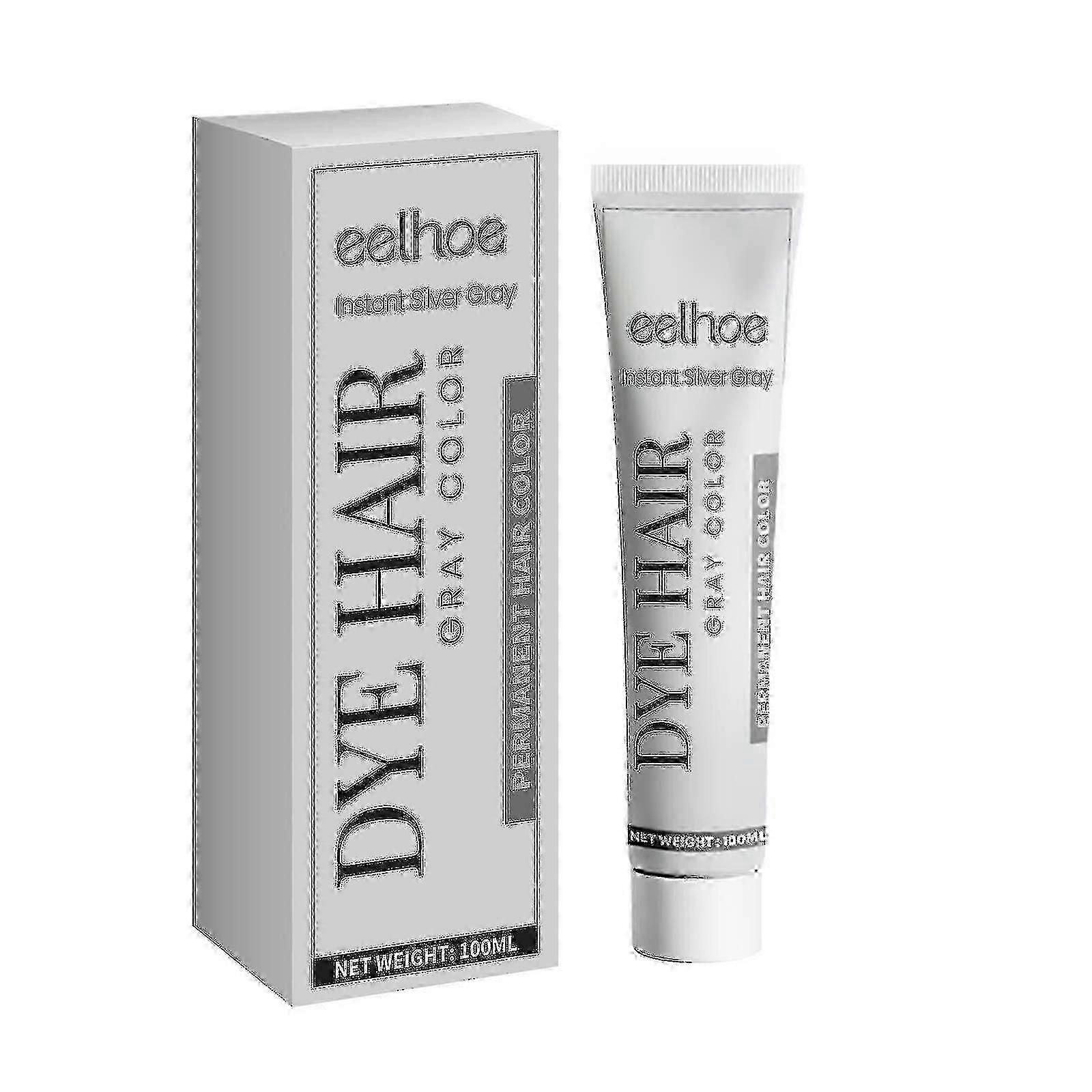 Ny modell Grått Hårfärgskräm - Eelhoe 100ml -5727094603942