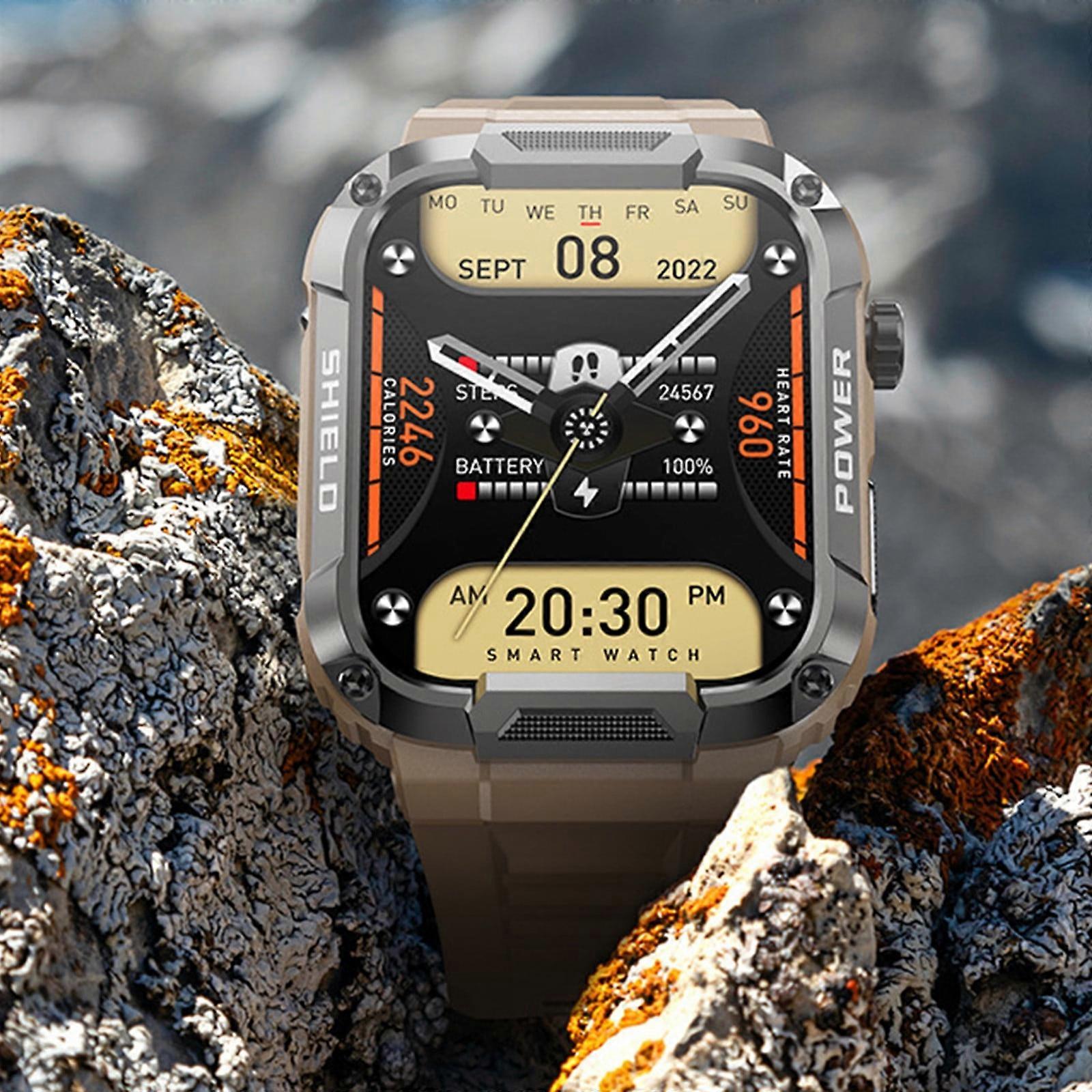 Staron Smart Sports Watch HD, Yellow - Compatible with Advanced Bluetooth Calling, Long Battery Life & Custom Dials