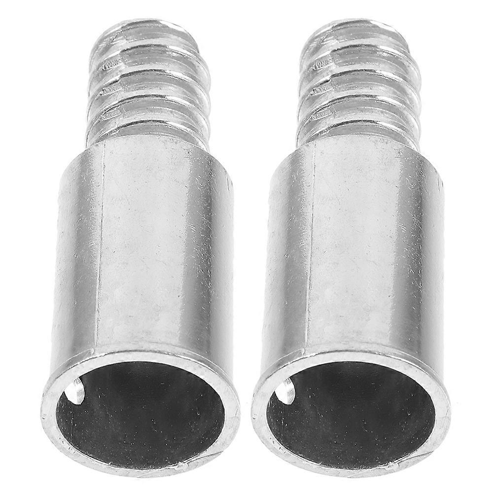 Heavy Duty Metal Threaded Connector for Fixing 2Pcs Broom Handle Adapter