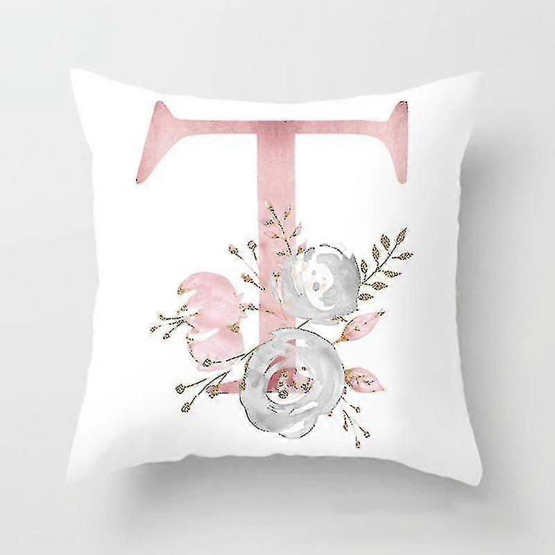 Sofa Bed Letter Square Pillowcase Cushion Cover2