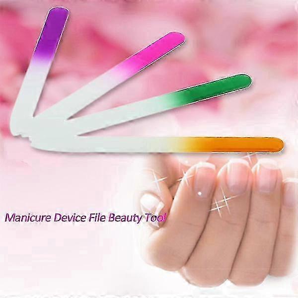 Pro Nail Art Durable Crystal Buffer Files Manicure Device File Beauty Tool