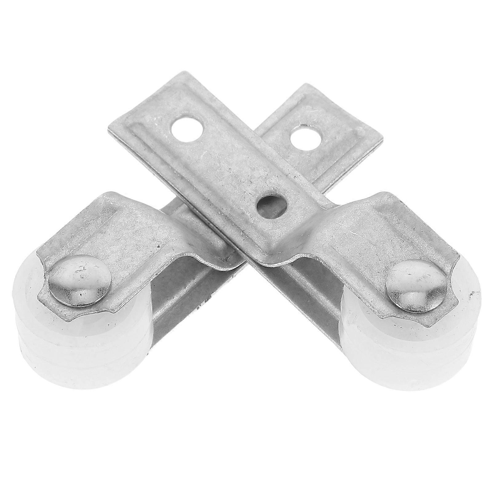 Sliding Door Guide Wheel Door Track Pulley 2Pcs for Silent and Smooth Operation