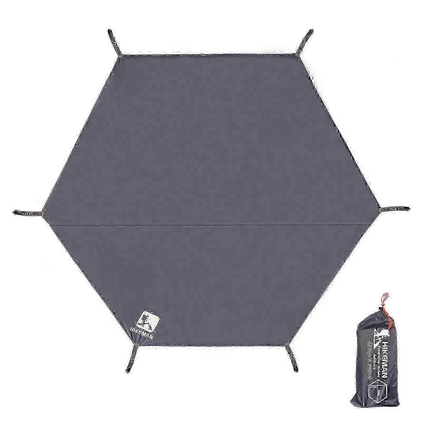 Hexagonal Waterproof Camping Tarp for Hiking, Beach & Picnic - Durable Multifunctional Mat
