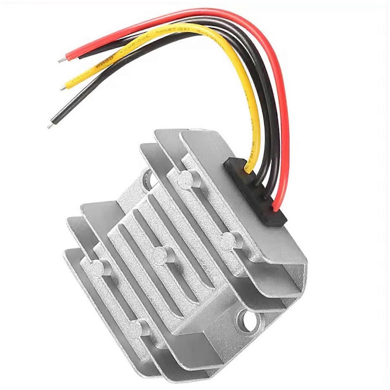 Reduce Conversion 5-32V to 3-27V Adjustable Power Supply Board Aluminum for DIY Projects & Automotive Applications Multicolor