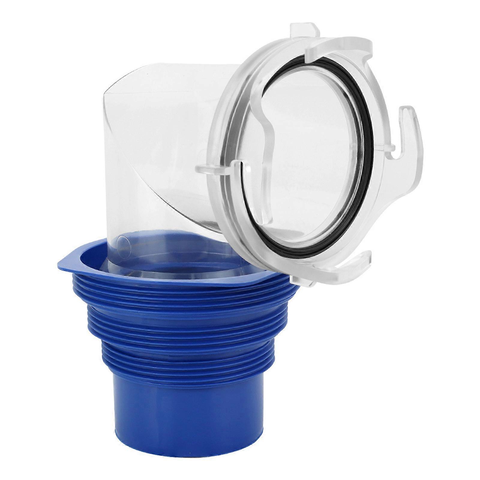 Leak Resistant Motorhome Sewer Connection Elbow Double Lock Mechanism With Clear Monitoring Window For Campers Trailers Multicolor