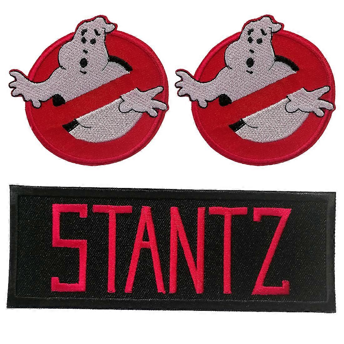 Patch / Iron-on Transfer - Ghostbusters Set of 3 - Stantz Logo Movie Kids Patch