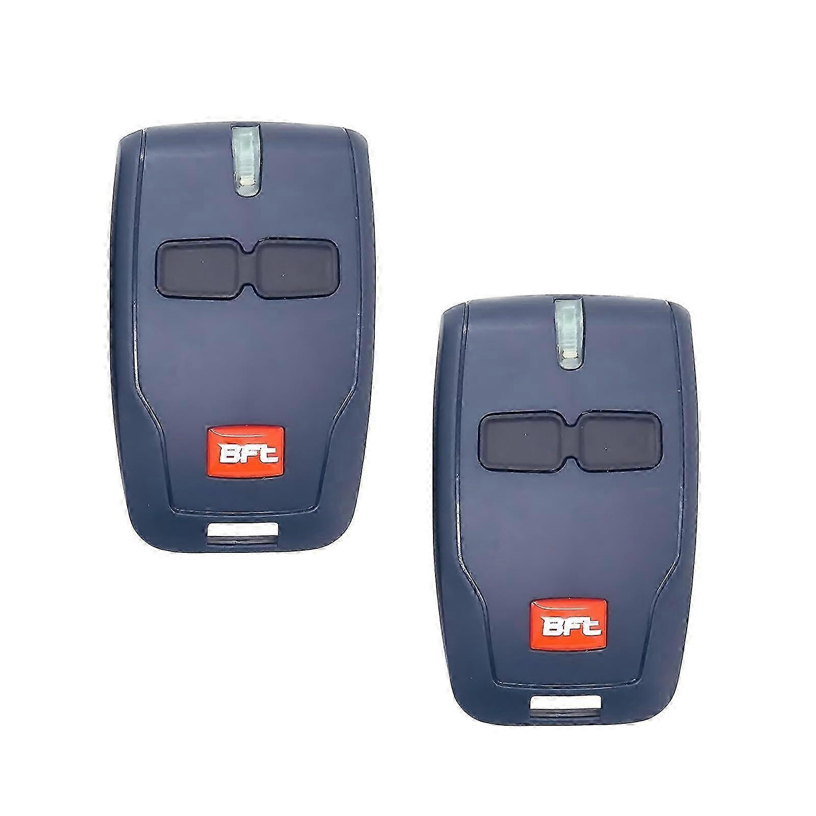 Garage Door Remote Control - 2 Pack, 433MHz Frequency, Compatible with BFT Models, Easy to Program