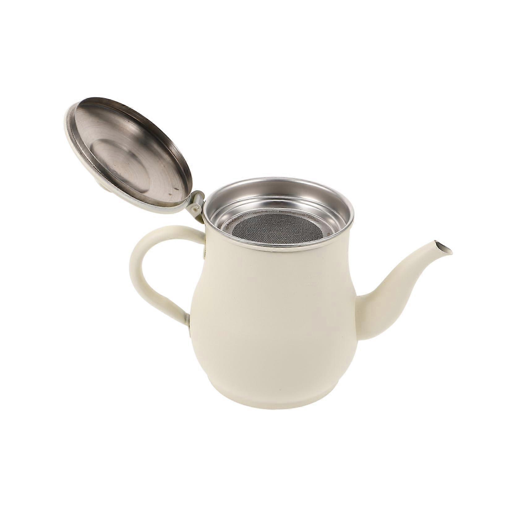 Large Stainless Steel Grease Container with Fine Mesh Strainer and HeatResistant Handle for Kitchen