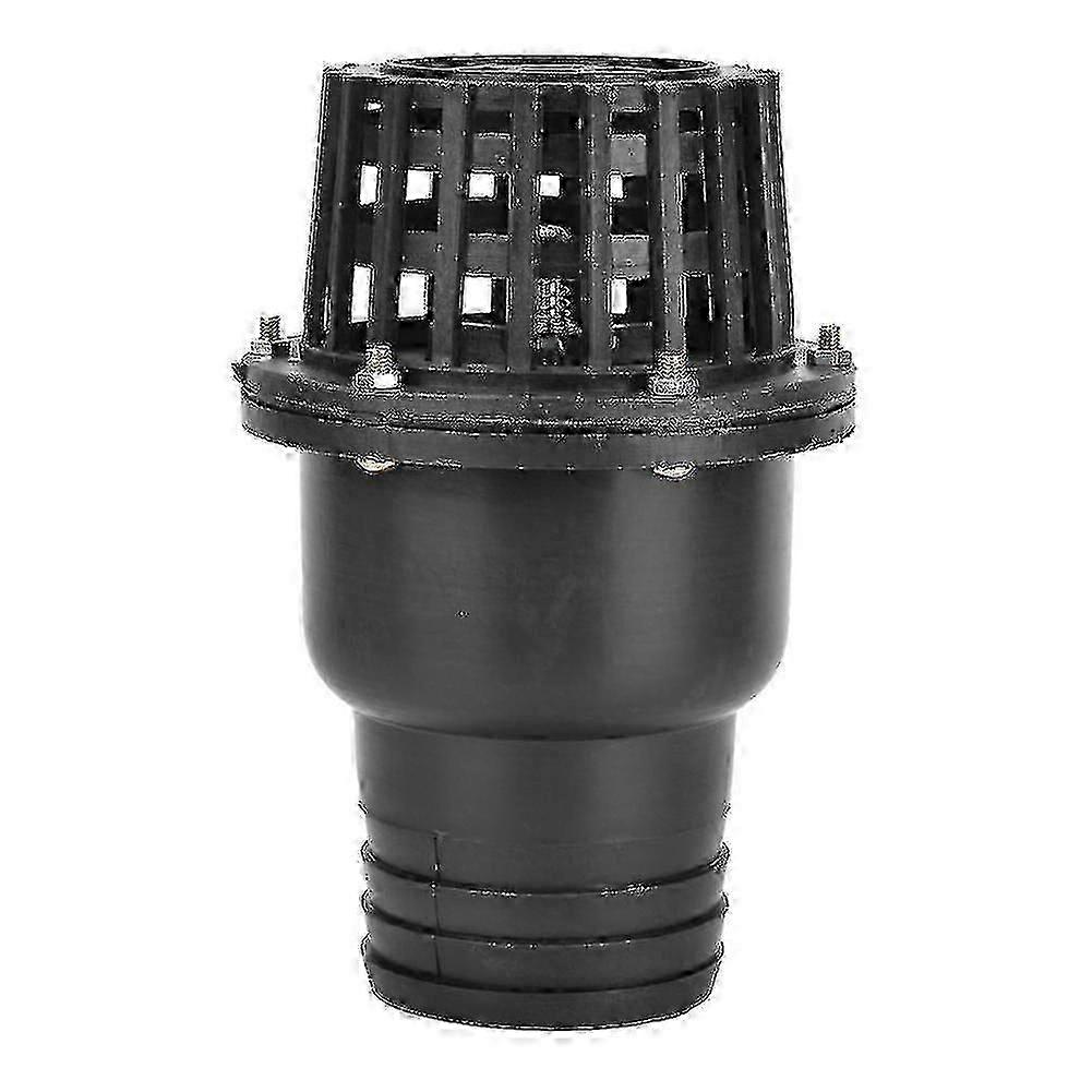 3 بوصة أسود PVC الضغط المنخفض شقة فحص صمام القدم لآلة مضخة المياه السائل