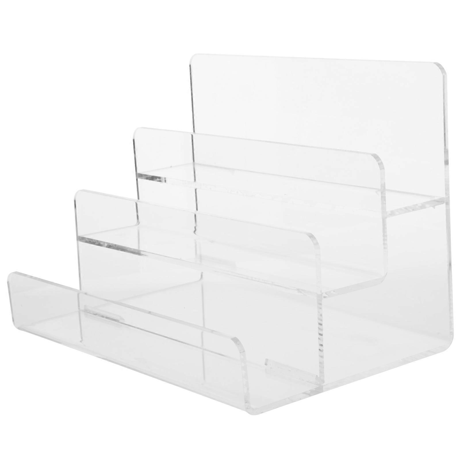 Purse Holder Stand Acrylic Display Shelf for Desktop 5Pcs Set