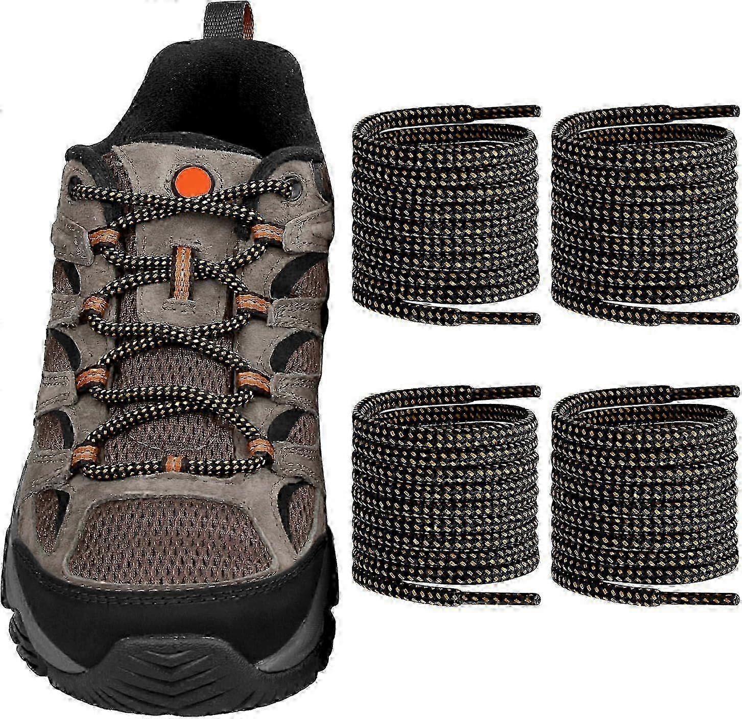 2Pairs Merrell Hiking Boot Round Laces Replacement for Moab Boots and Shoes