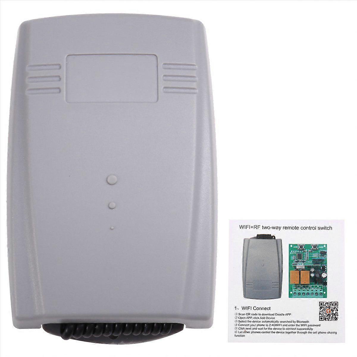 Tuya WIFI Garage Door Opener 2ch 433mhz Universal Fixed Rolling Code Multi Controller Switch