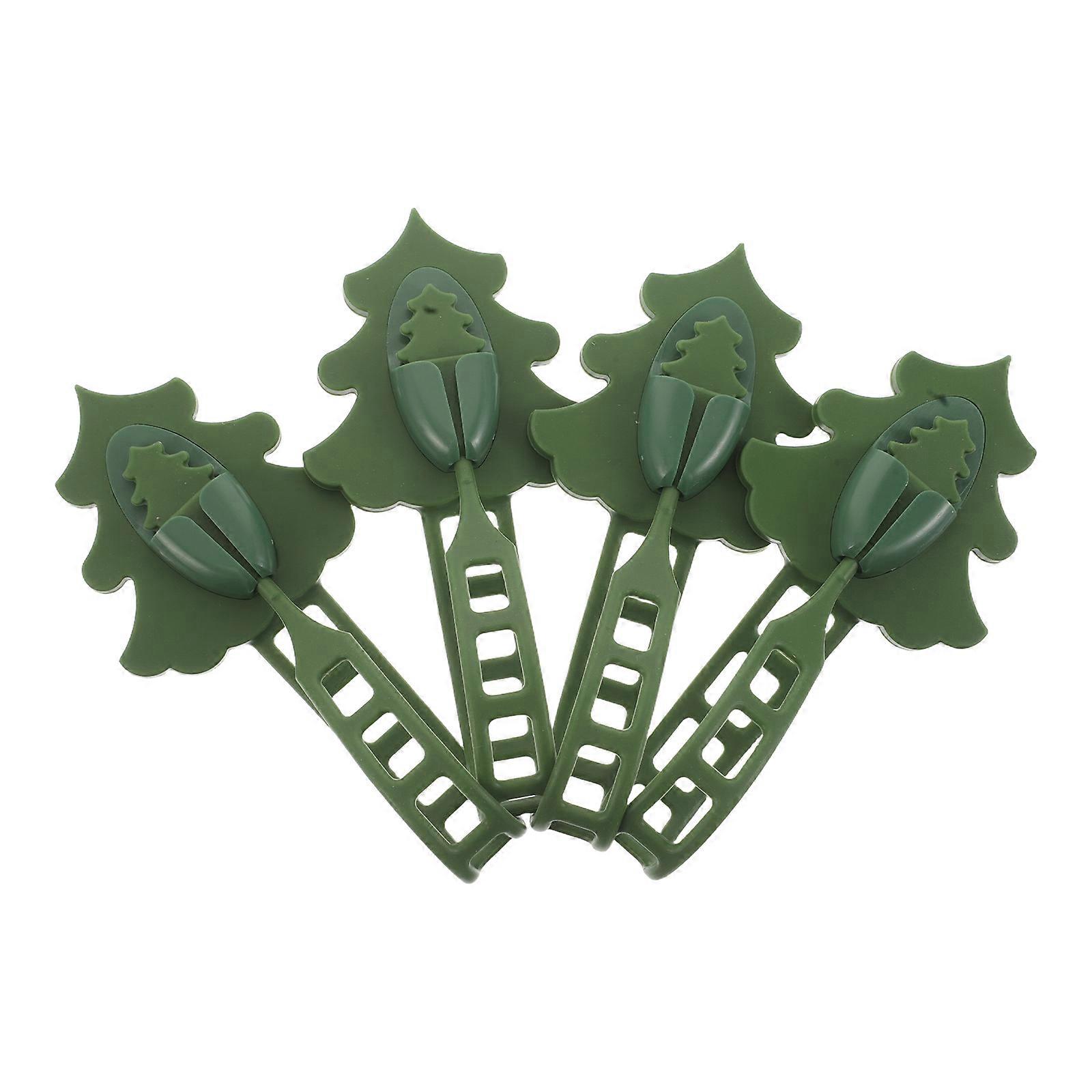 Christmas Stocking Hanger for Garland Display Function with 4Pcs Silicone Hooks