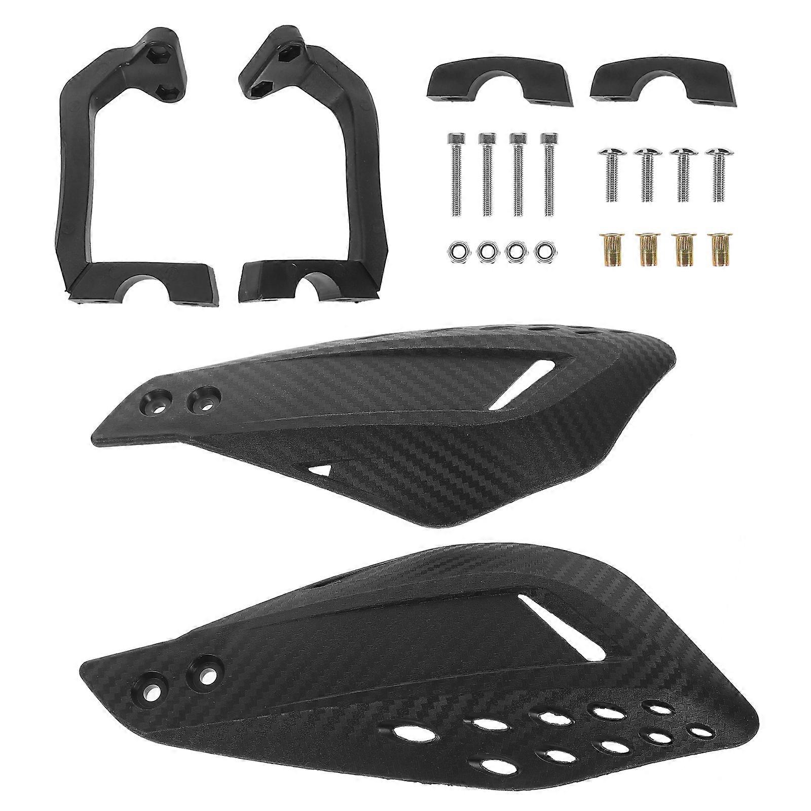 Anti-Fall Hand Guard Motorcycle Hand Protector with 2Pcs Handlebar Guards