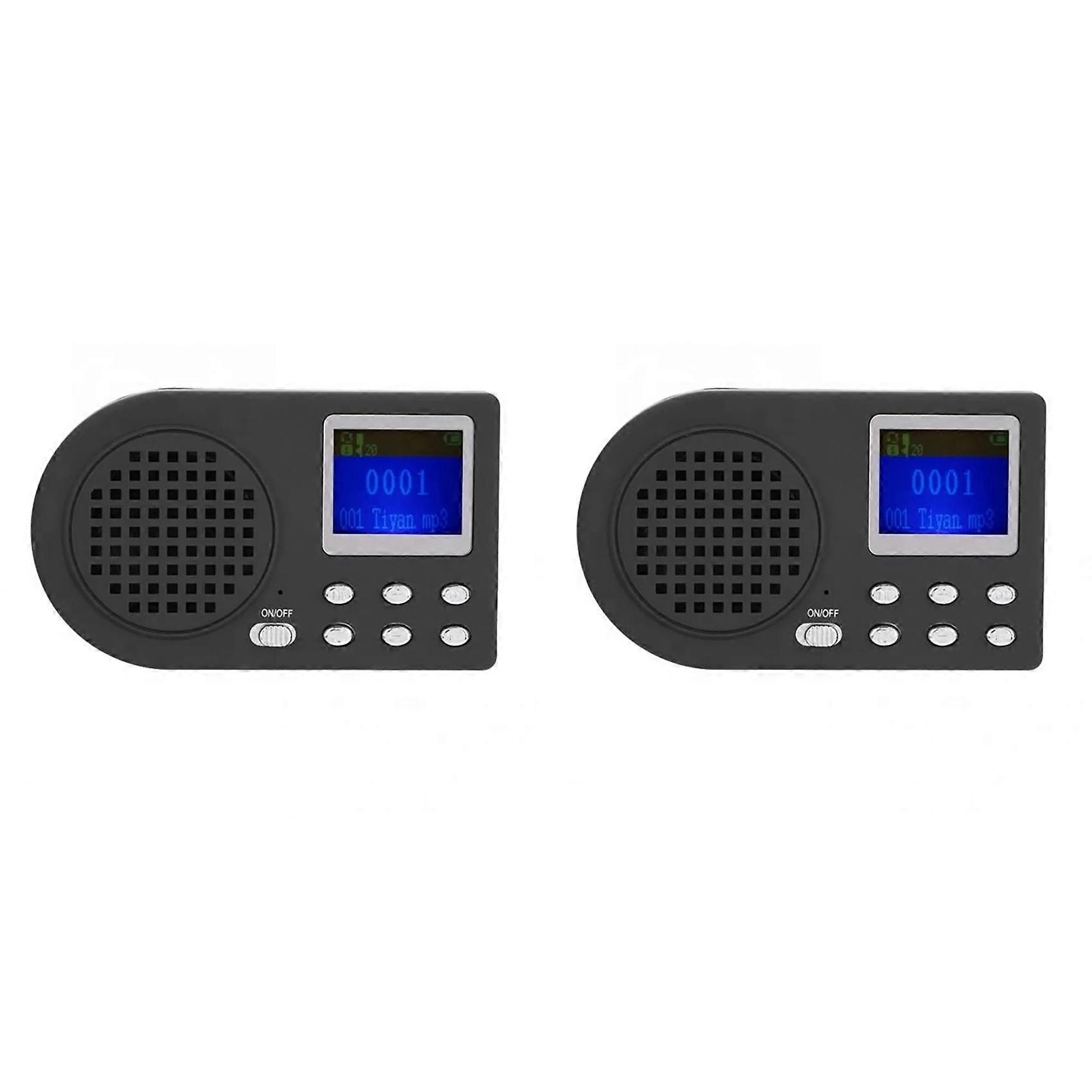 2X Sound Loud Speaker Bird Caller Digital MP3 Player Farm Birdsound Player with Loudspeaker Remote Control EU Plug