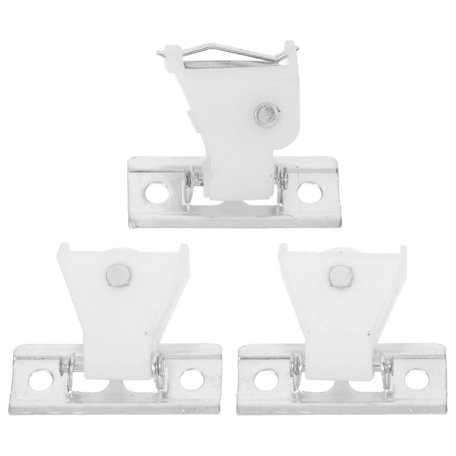 White Roman Shade Hardware Kit with Cord Locks for Window Treatments Home Use Adjustable Iron and Plastic 1 Set