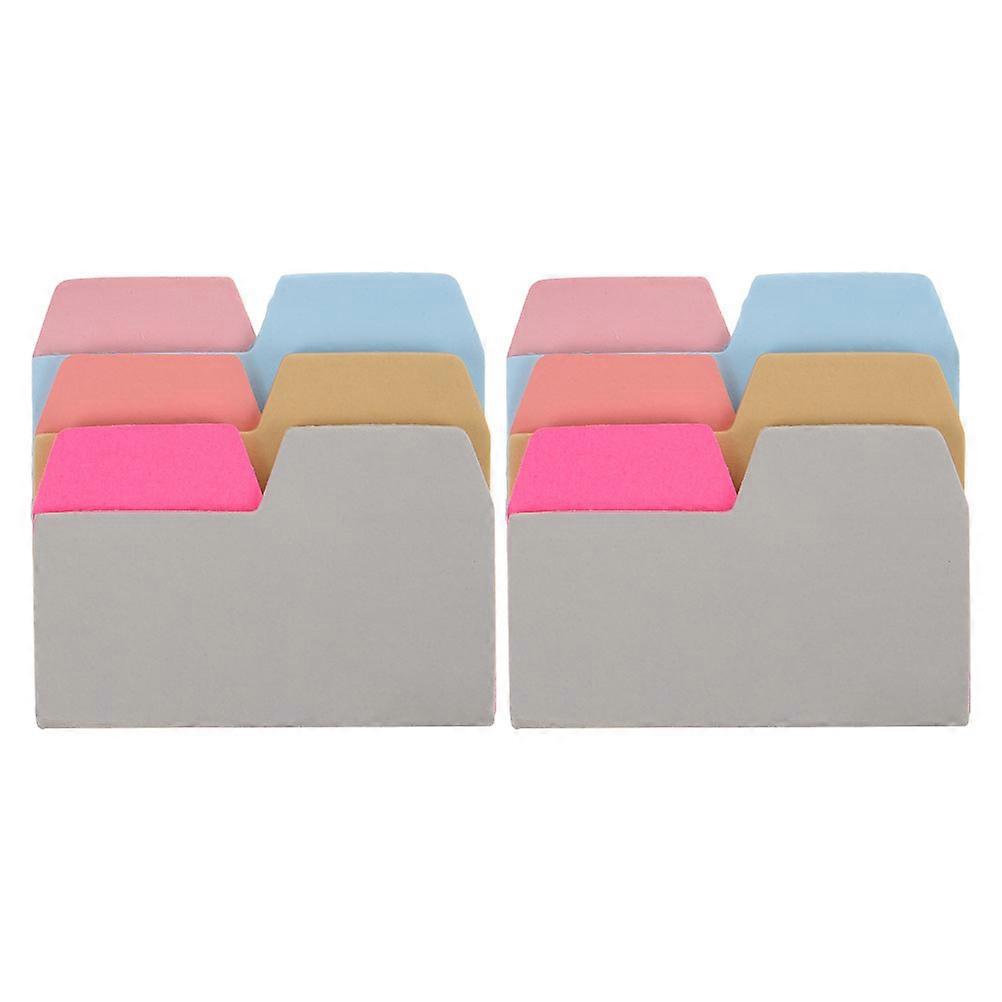 Divider Sticky Tabs Index Paper for Annotating Books 2Pcs Multi Colored Notes