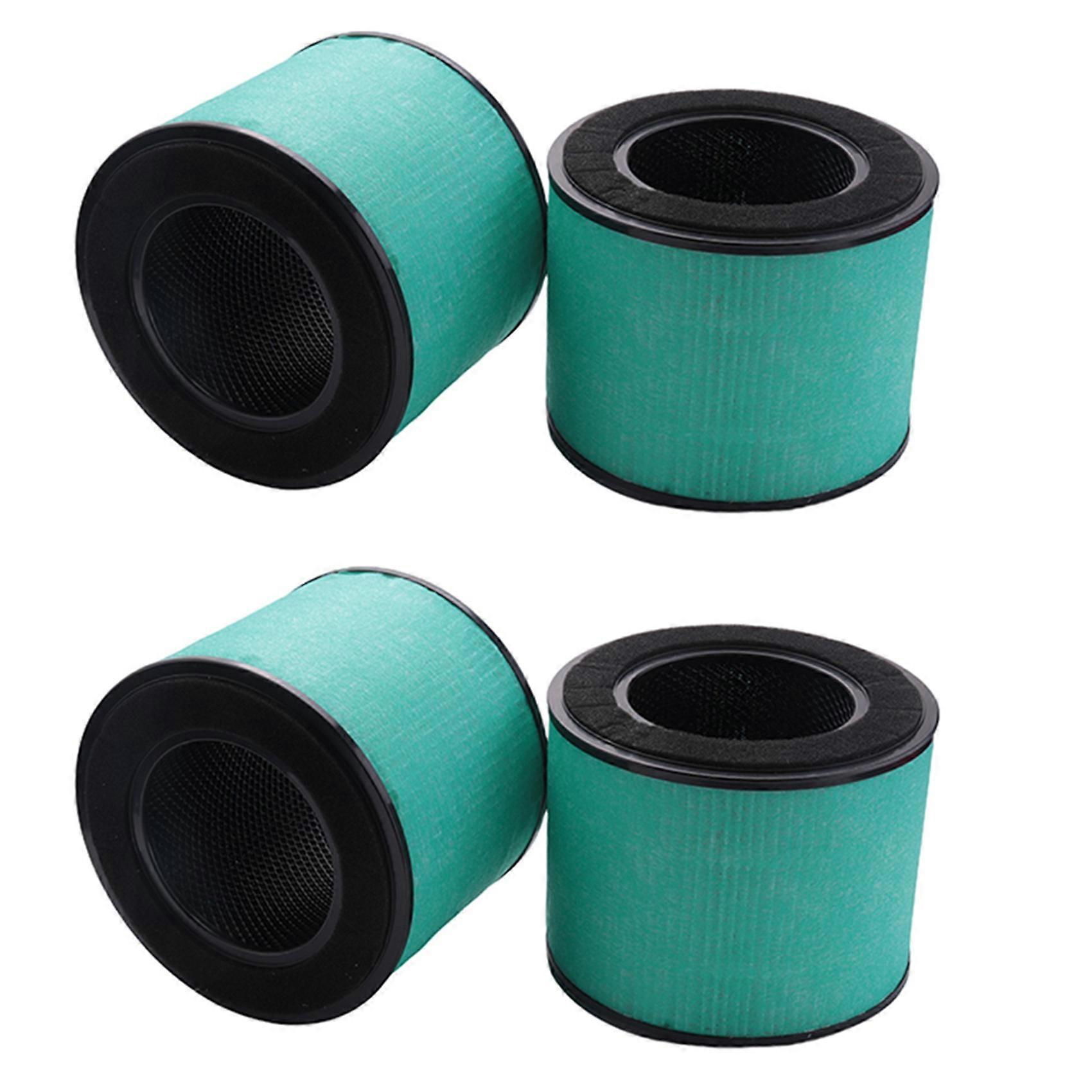 4X Air Filter Kit for PARTU BS-08 Air Purifier Family Backup,3 in 1 Filtration Efficient Activated Carbon HEPA Filter