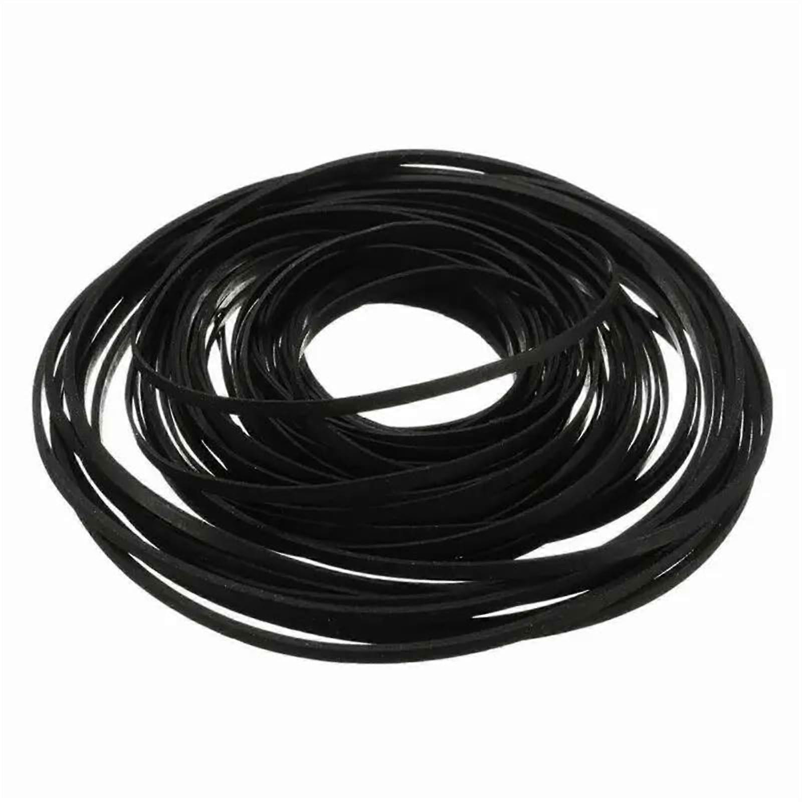 Timing Belt Universal 35Pcs Cassette Tape Machine Belts Assorted Flat Rubber Drive VBelt 40135mm Recorders CD/DVD