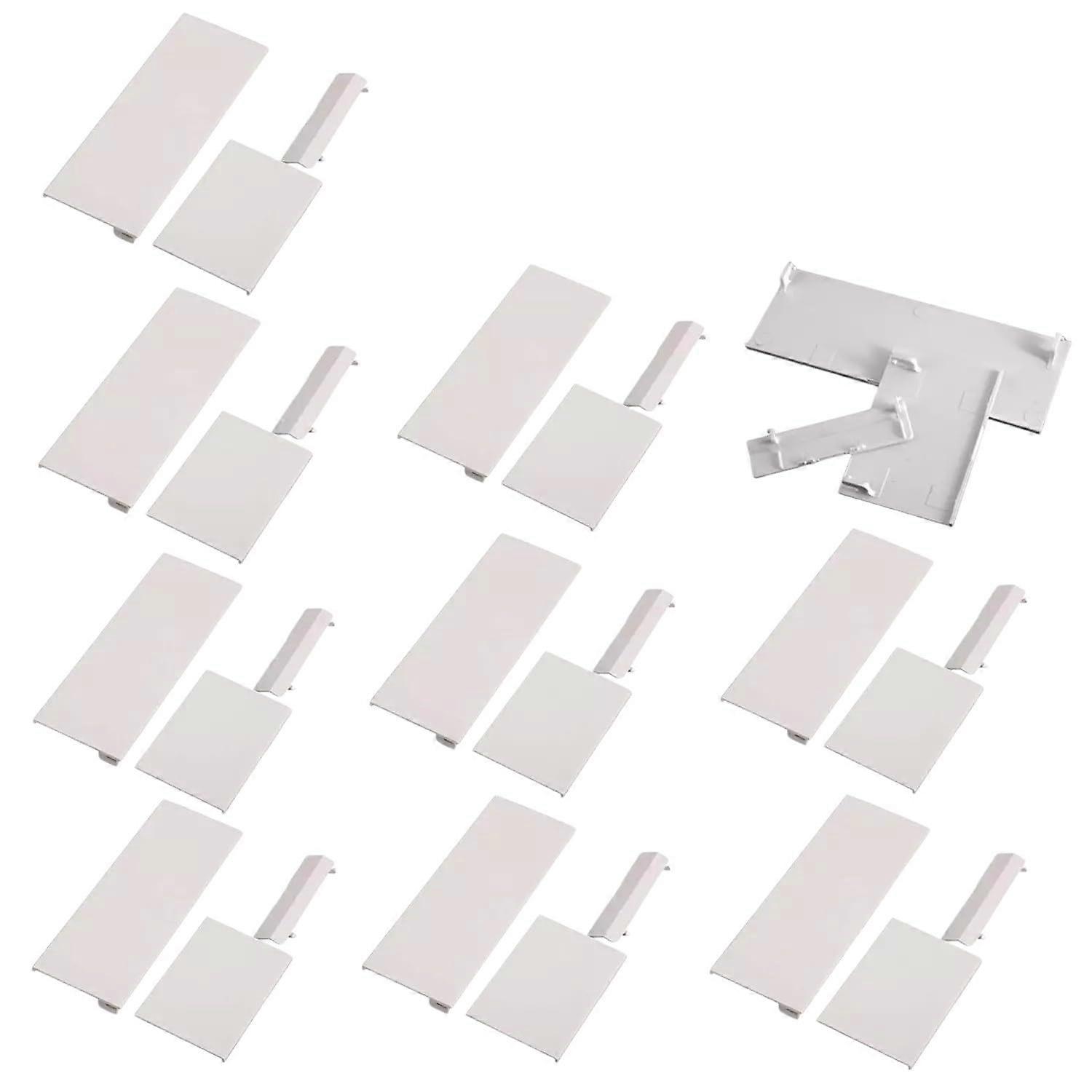 Replacement Slot Covers Set of 10 for Nintendo Wii Console Memory Card Door Dust Protection White