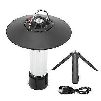 Lampe de camping en plein air Base d’aspiration magnétique Mini LED Lampe de poche de tente extérieure avec abat-jour pour tentes de camping quotidiennement