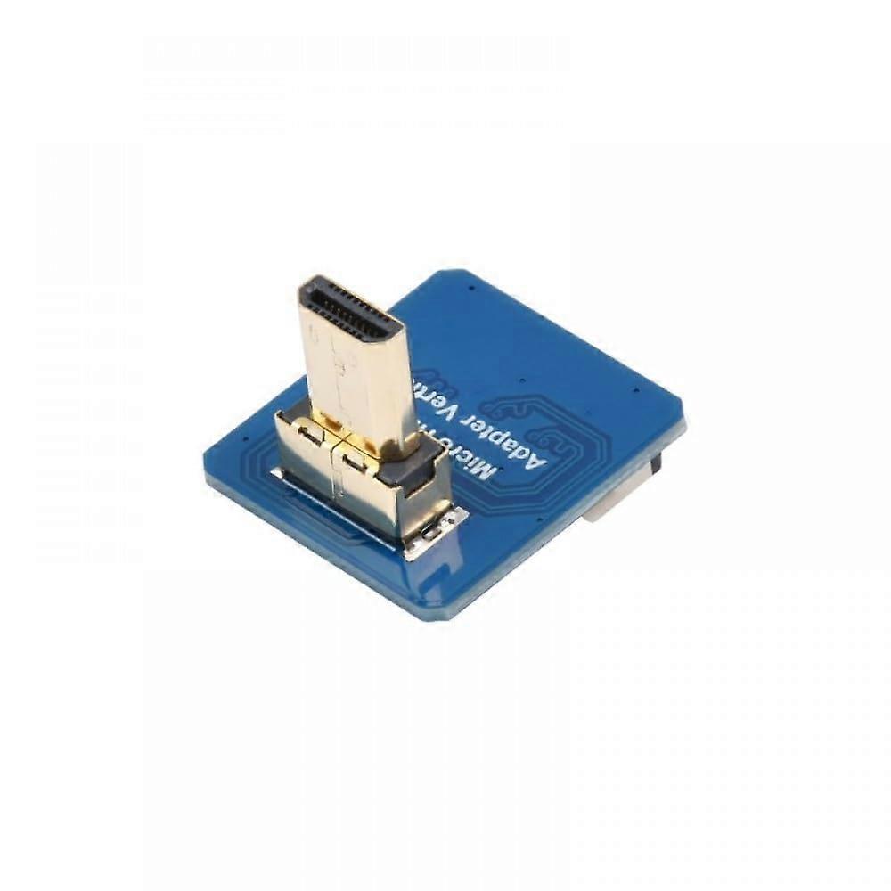 Micro HDMI Adapter Vertical SpaceSaving Converter for Secure Connection and Clear AV Output