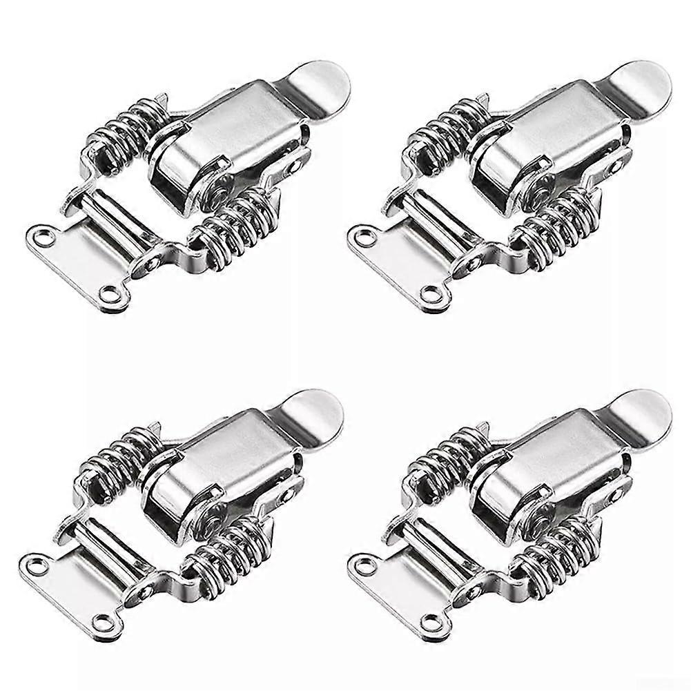 Spring Loaded Stainless Steel Toggle Latch with Double Spring Lock for Toolbox Cabinet Suitcase