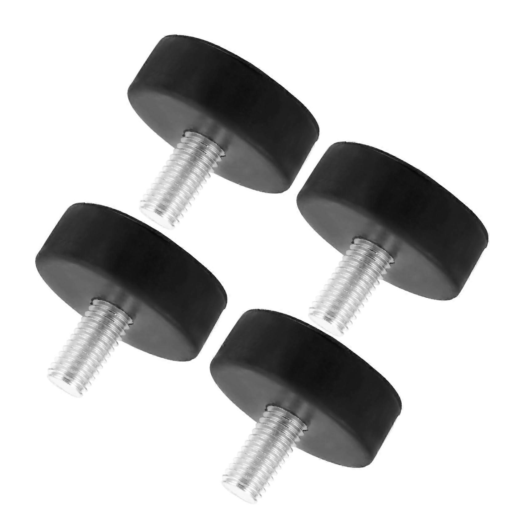 Furniture Leveling Feet 4pcs Adjustable Height with AntiSlip Rubber Pads for Uneven Floors