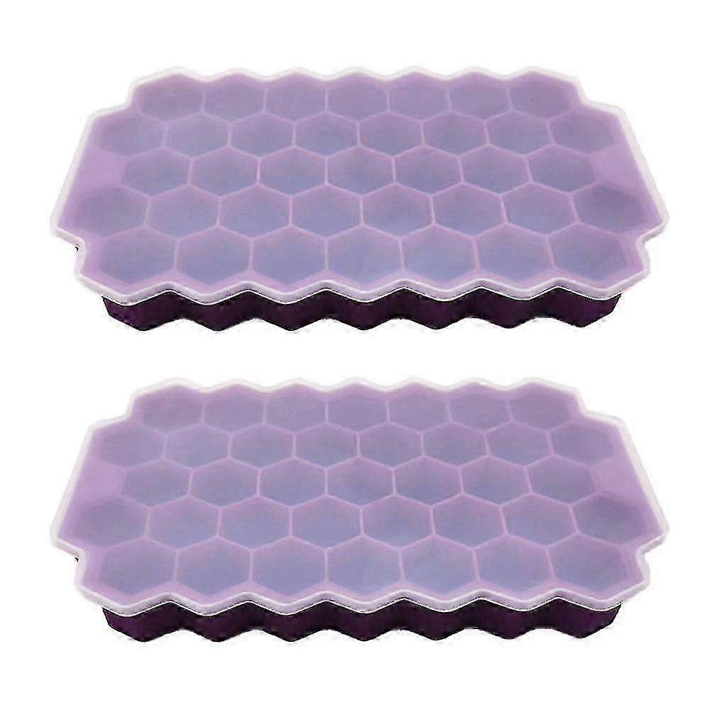 Ice Tray, Ice Tray For Making Hexagonal Ice, Includes 2 Trays - C&S