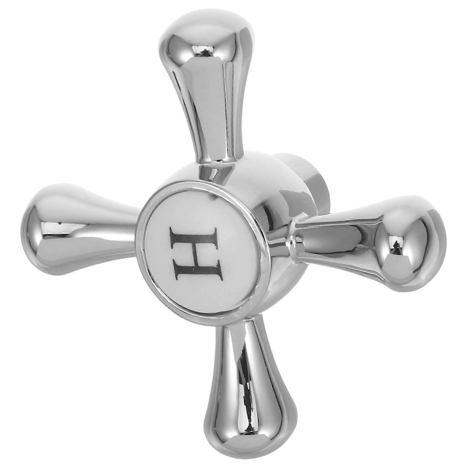 Faucet Parts Garden Faucet Handle Silver Temperature Control Indoor Use 1Set