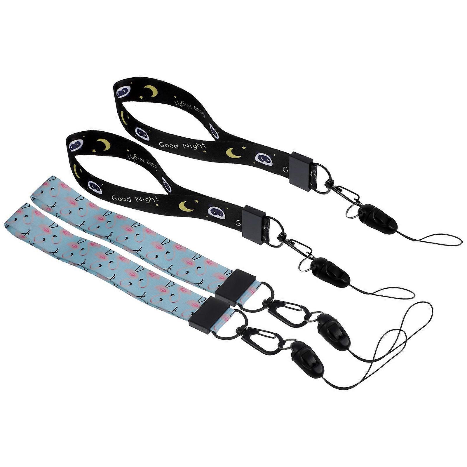 Keychain Wrist Strap Lightweight Nylon Hand Strap for Hanging Things 4Pcs