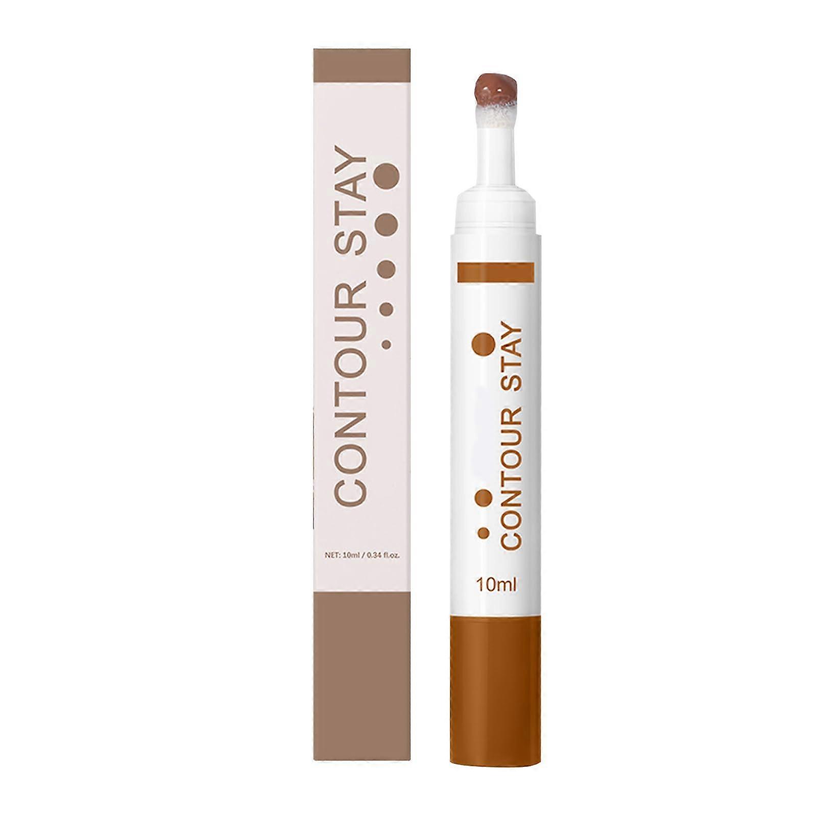 Concealer Stick Shade 03 Long Lasting Liquid Buildable Coverage for Dark Circles with Cushion Applicator