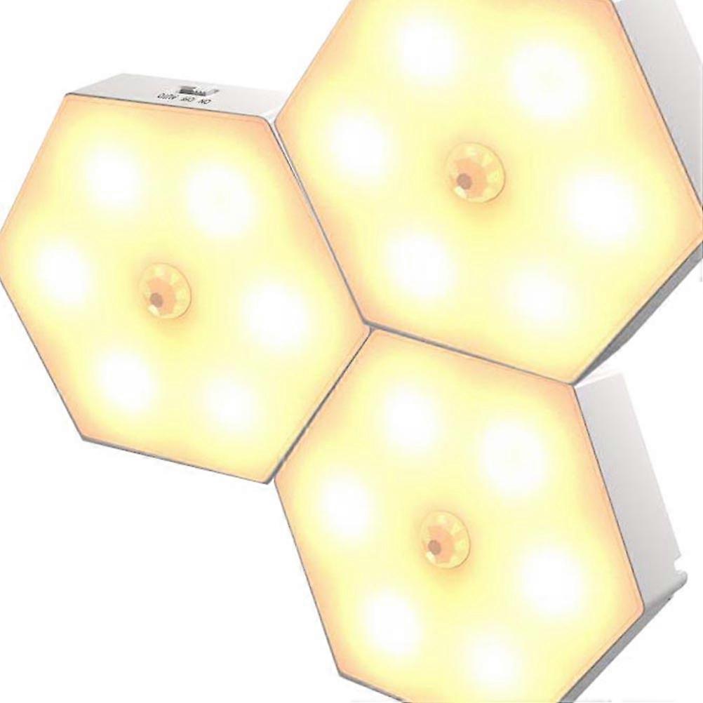 Cabinet Night Lamp LED Induction Sensor Light 6Pcs for Home Use