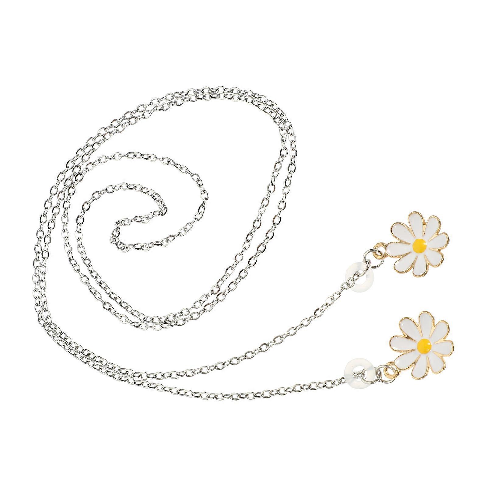 Wireless Earphone Chain Featuring Anti-Lost Function Silver Chain