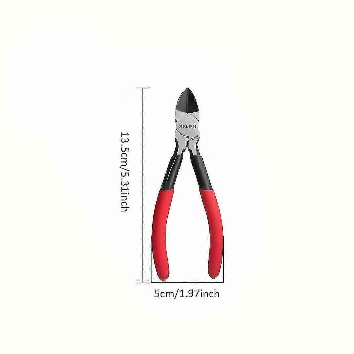 Alicate de bico de eletricista de 5 e 6 polegadas, alicate eletrônico, tesoura industrial, alicate diagonal para cortar fios e cabos de metal.